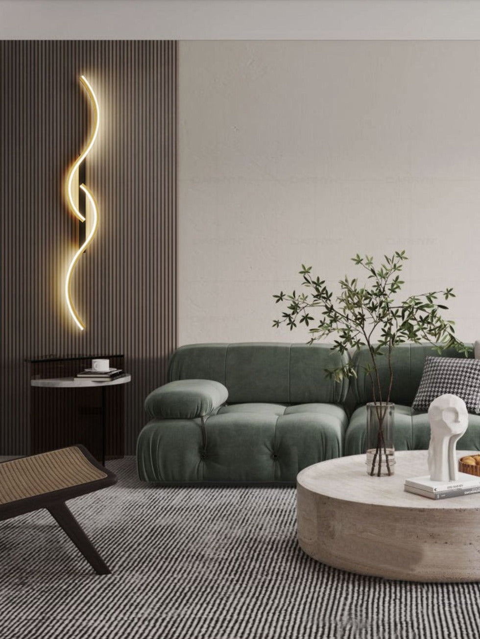 Applique Murale LED Contemporaine - Design Artistique et Éclairage Polyvalent
