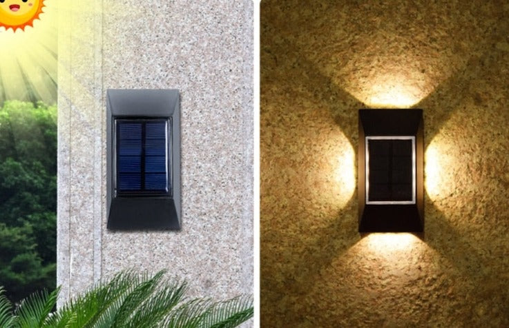 Lampe d'escalier solaire étanche - Éclairage Durable pour Espaces Extérieurs