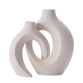 Vases en Céramique Moderne - Ensemble Élégant pour Décoration Intérieure