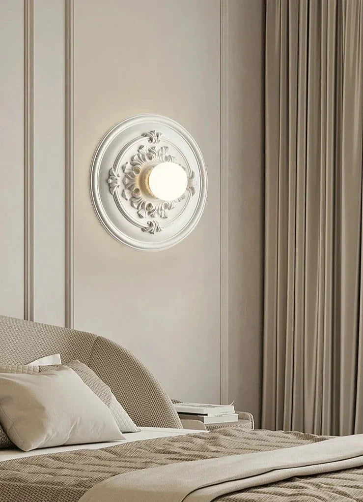 Applique Murale Ronde Rétro - Éclairage Élégant et Durable