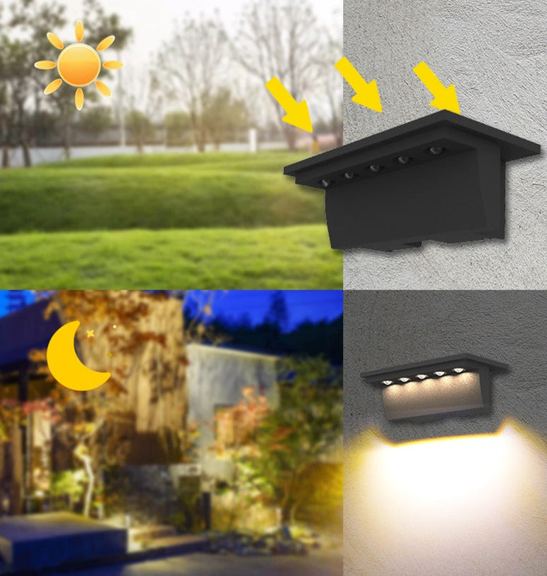 Lumière d'extérieur solaire résistante - Éclairage élégant et durable pour jardins