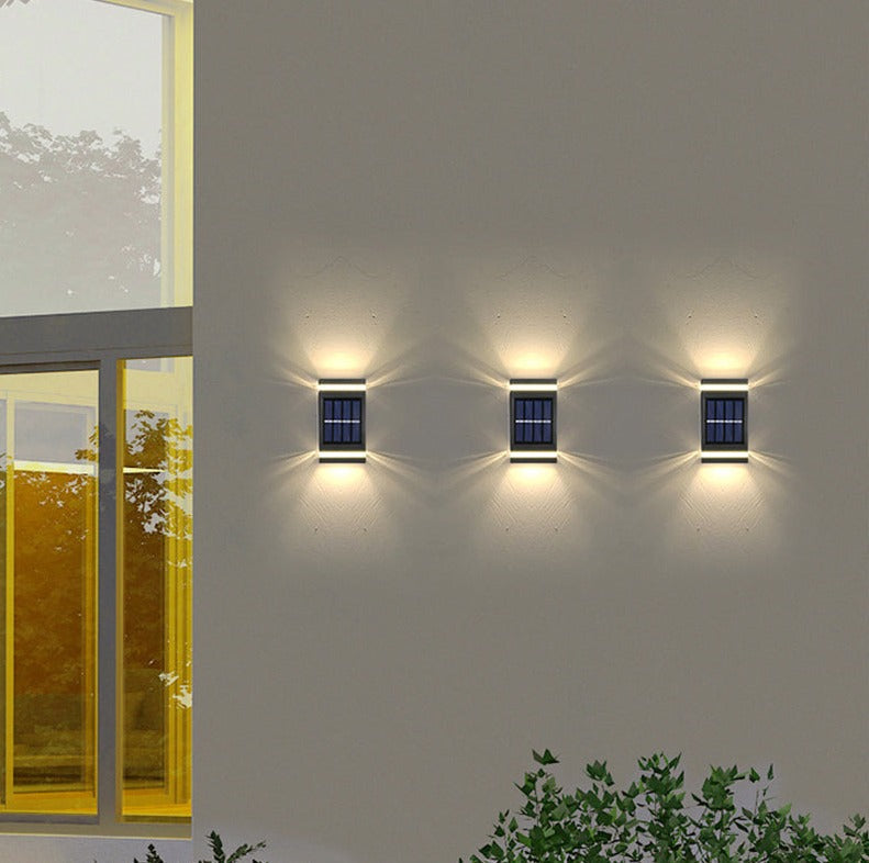 Lampe Murale Solaire pour Jardin - Éclairage Élégant et Écologique