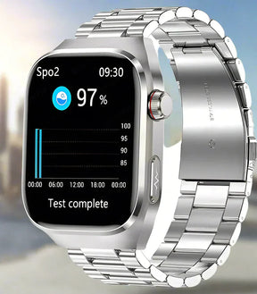 Montre Connectée Santé avec Suivi ECG - Écran AMOLED 2,04 Pouces Étanche