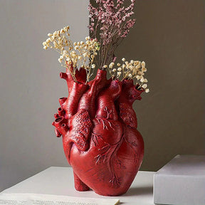 Vase en Céramique en Forme de Cœur - Design Unique et Polyvalent pour Décoration
