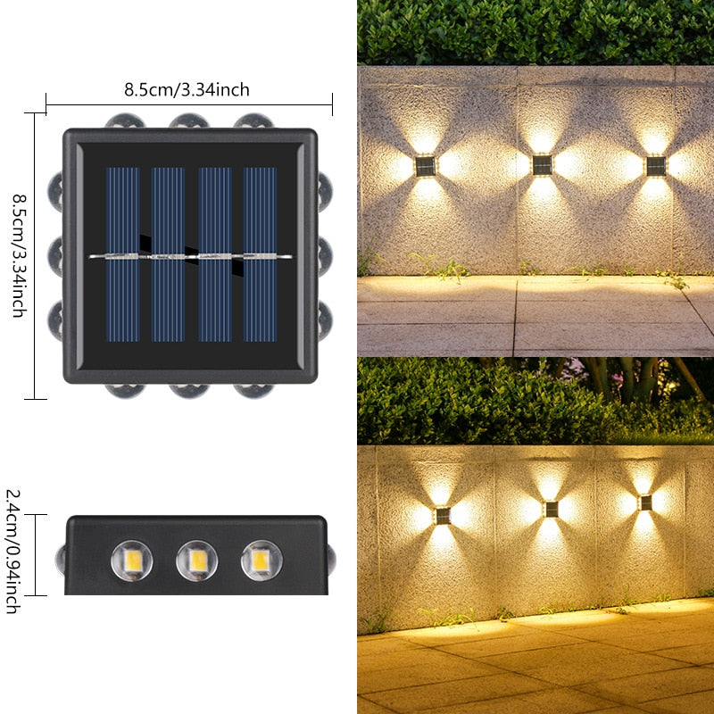 Lampe Murale Solaire Extérieure - Éclairage Durable et Écologique