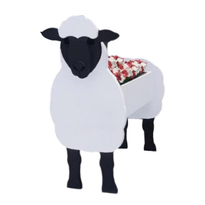 Pot de Fleurs Animal de Ferme - PVC Durable et Résistant aux Intempéries