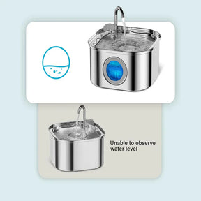Fontaine à Eau en Acier Inoxydable - Design Élégant et Résistant aux Intempéries