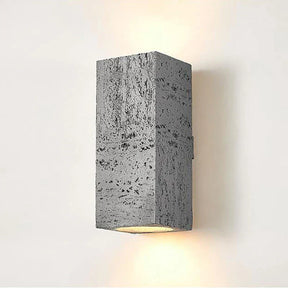 Lampe Murale en Ciment - Design Rustique et Énergétiquement Efficace