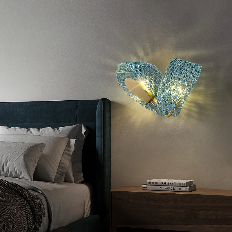Lampe Murale en Verre Design - Éclairage Artistique et Économe en Énergie