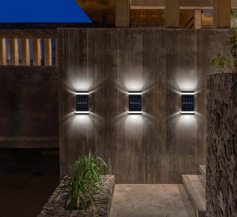 Lampe Murale Solaire pour Jardin - Éclairage Élégant et Écologique