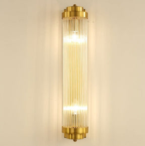 Applique Murale en Cristal Doré - Éclairage Élégant et Durable pour Intérieur