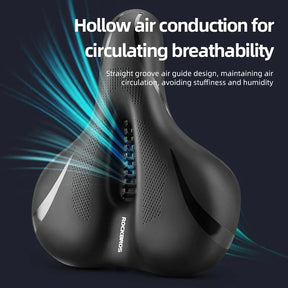 Selle de Vélo Ergonomique - Confort et Absorption des Chocs