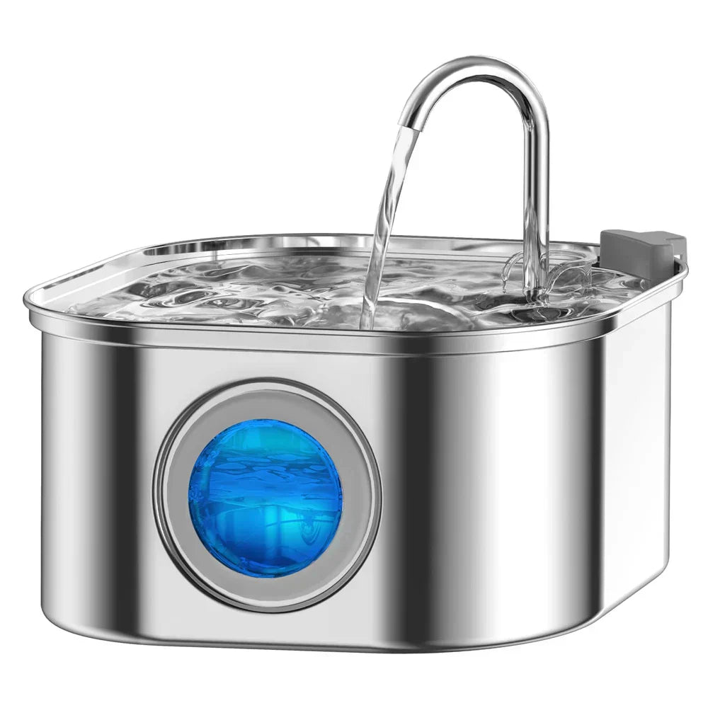 Fontaine à Eau en Acier Inoxydable - Design Élégant et Résistant aux Intempéries