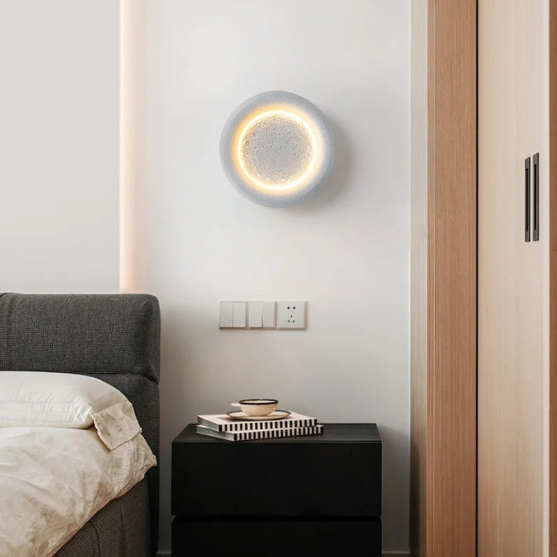 Applique Murale en Forme de Lune - Ambiance Sereine et Enchanteresse