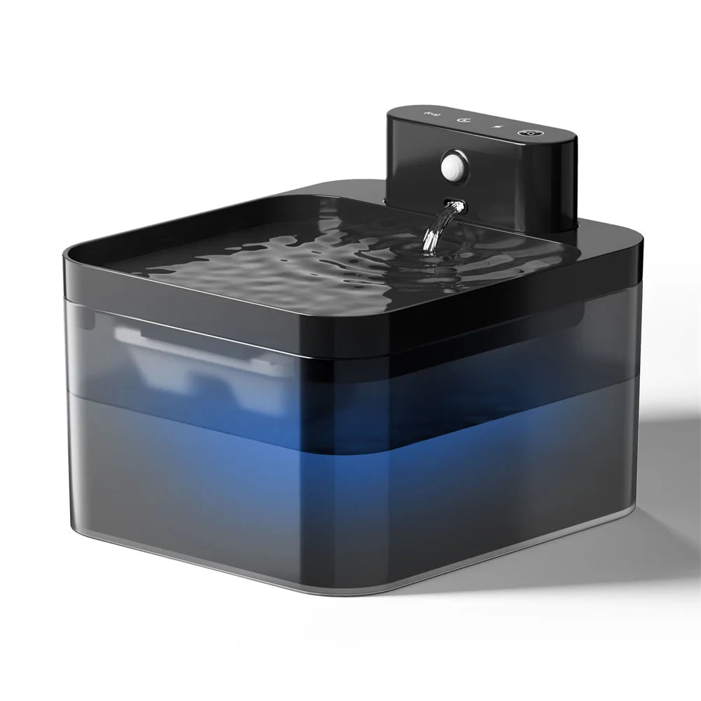 Fontaine d'Eau pour Chat - Activation Automatique et Eau Filtrée