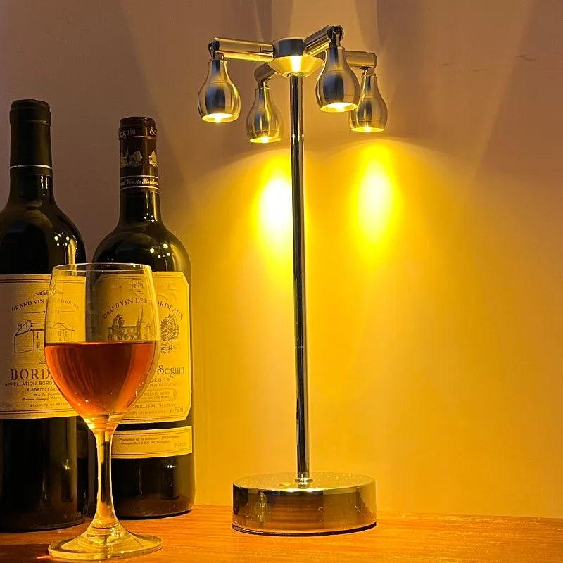 Lampe de Bureau Vintage Tactile - Éclairage Élégant et Portable