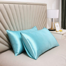 Housse de Coussin en Soie de Mûrier - Douceur Hypoallergénique pour Peaux Sensibles