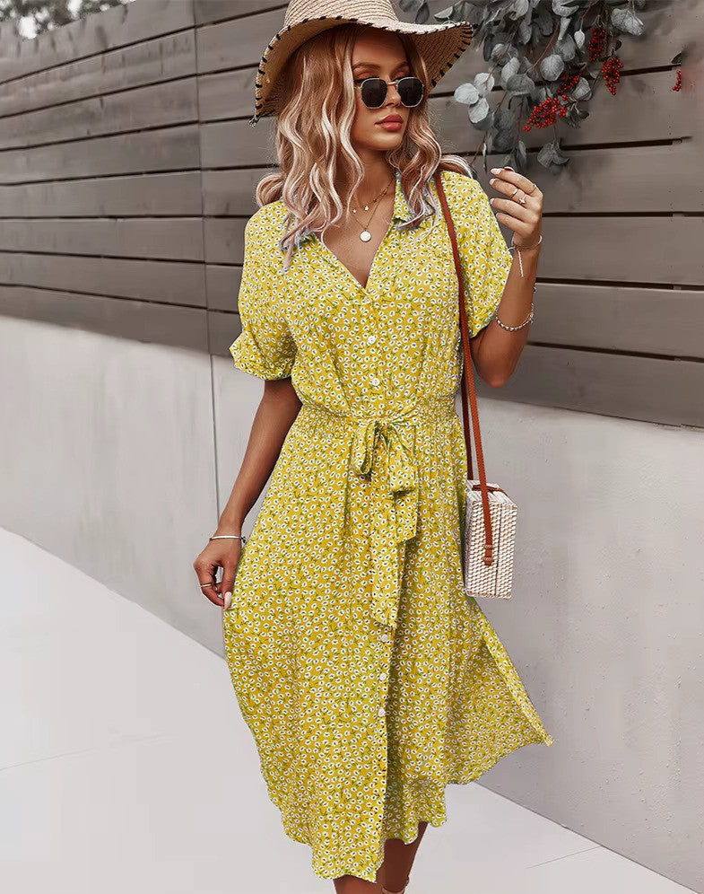 Robe Maxi Boho Femme - Imprimé Floral et Confort Aérien