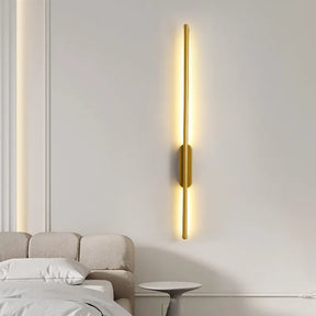 Applique Murale Moderne Noir et Or - Éclairage Élégant pour Intérieur Chic