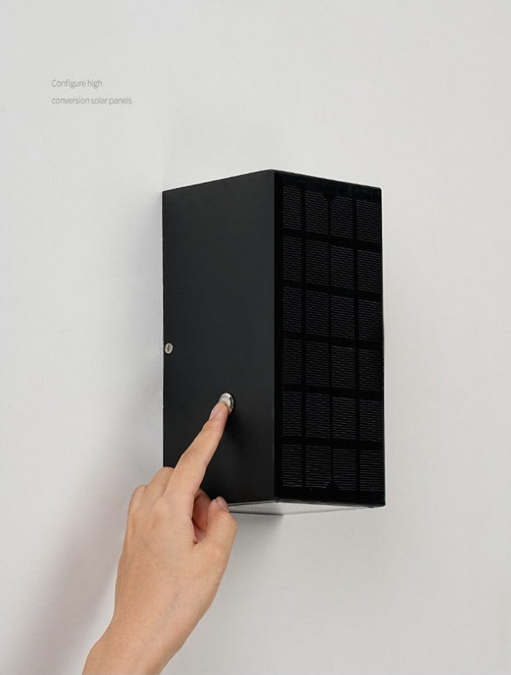 Applique Murale Solaire en Aluminium - Éclairage Intelligent et Écologique