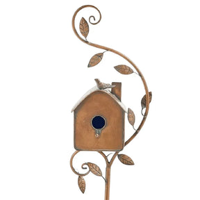 Maison pour oiseaux en Métal Élégant - Durable et Résistante aux Intempéries