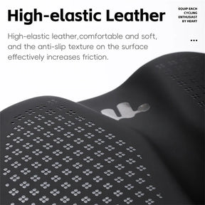 Selle de Vélo Antichoc Confortable - Coussin en Cuir Antidérapant et Léger