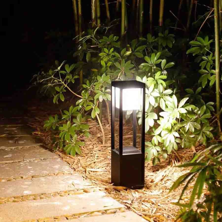 Lampe Solaire d'Extérieur 60cm - Éclairage LED Blanc Chaud et Écologique