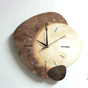 Horloge Murale Minimaliste en Bois - Élégance Silencieuse pour Intérieurs Modernes