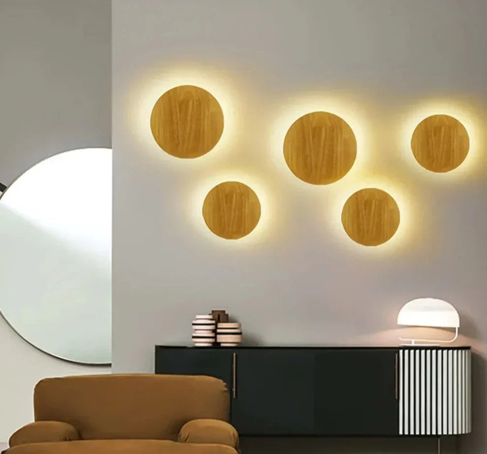 Applique Murale en Bois Moderne - Écologique et Durable pour Intérieur