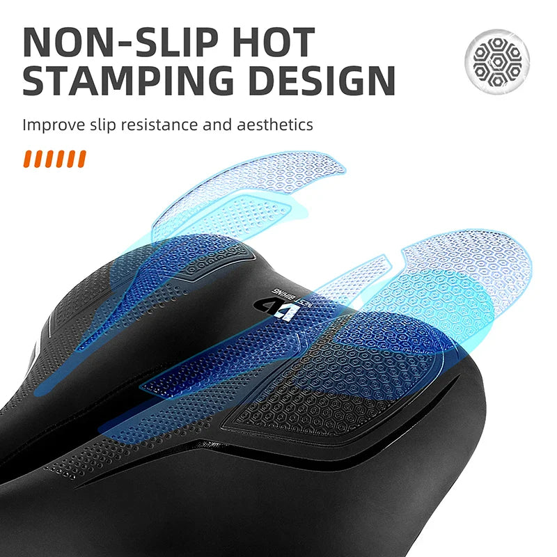 Selle de Vélo Confortable - Absorption de Chocs Élevée et Respirante