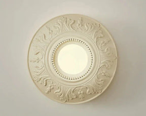 Lampe Vintage Ronde Blanche - Éclairage Rétro pour Intérieurs Sophistiqués