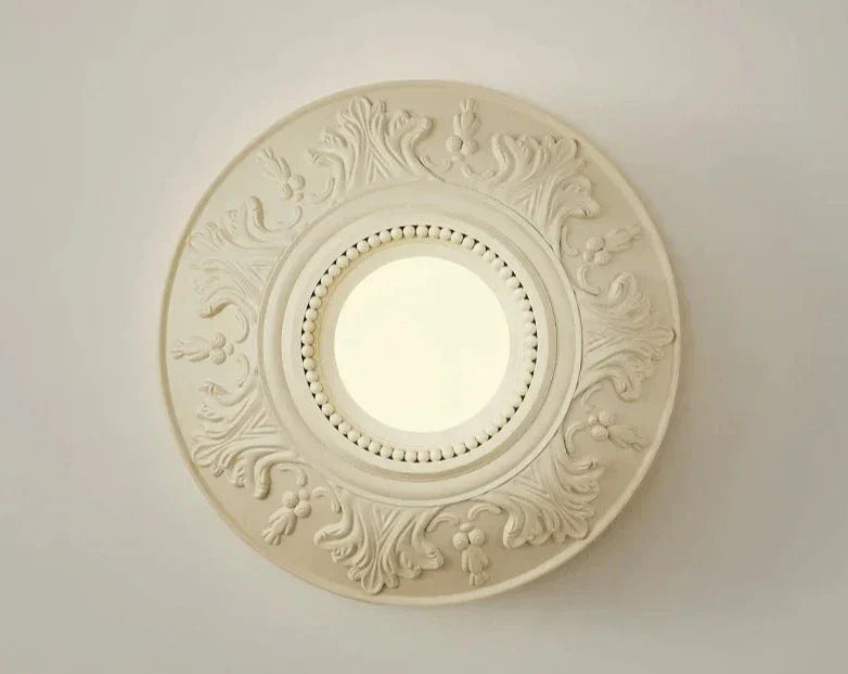 Lampe Vintage Ronde Blanche - Éclairage Rétro pour Intérieurs Sophistiqués