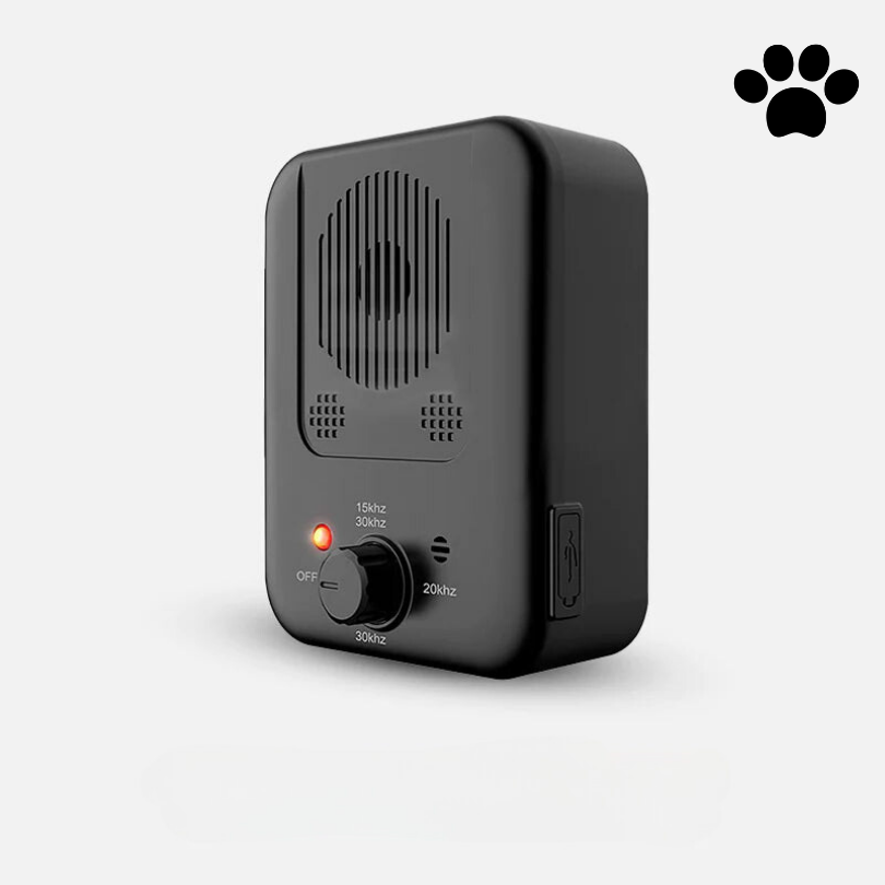 Dispositif Ultrasonique Anti-Aboiement pour Chiens - Intensité Ajustable et Étanche