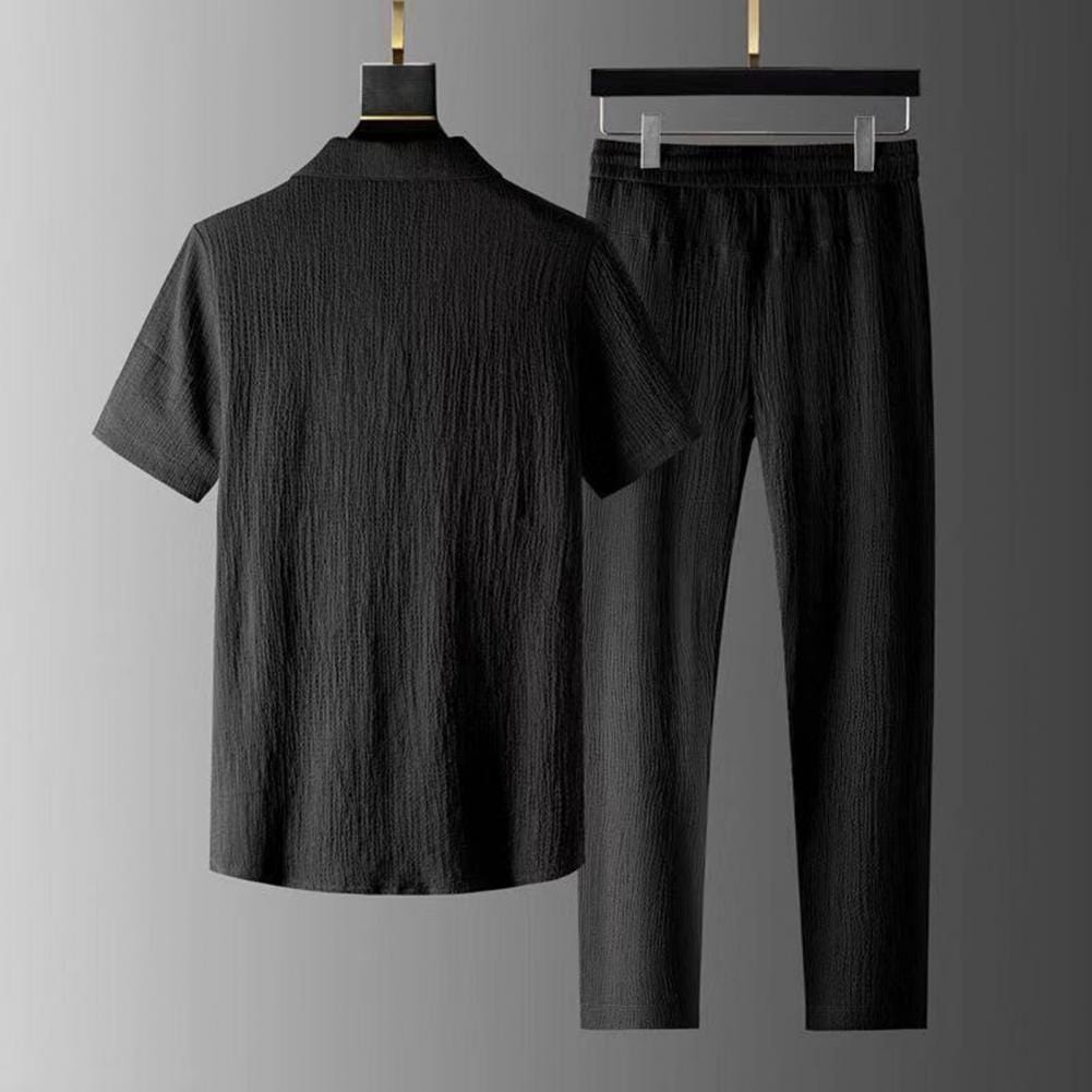 Ensemble d'été en Coton pour Hommes - Confort et Élégance au Quotidien