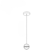Luminaire Suspendu en Cristal - Éclairage Élégant et Réglable