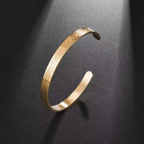 Bracelet en Acier Inoxydable Ayatul Kursi - Élégance et Protection au Quotidien