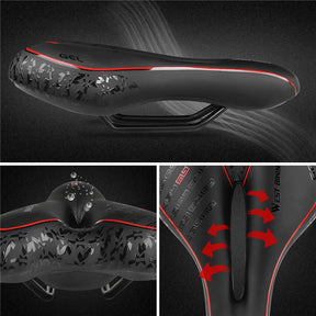 Selle de Vélo Confort Gel - Confort Supérieur pour Route et VTT