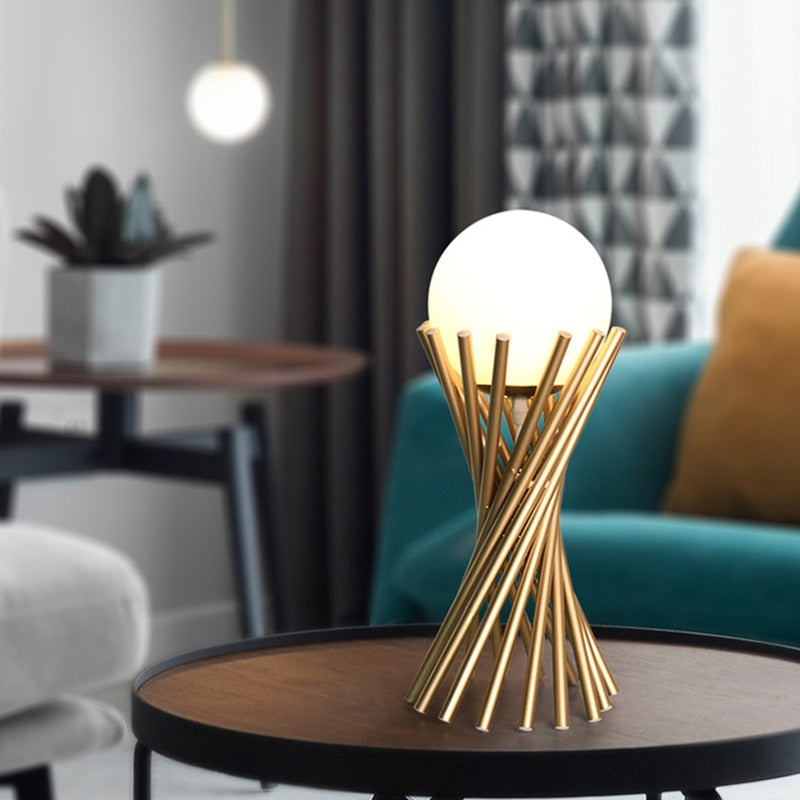 Lampe de Table Contemporaine - Élégance et Économie d'Énergie