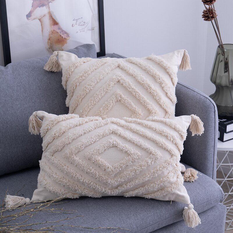 Housses de Coussin Boho Chic - Ambiance Ibiza et Style Unique