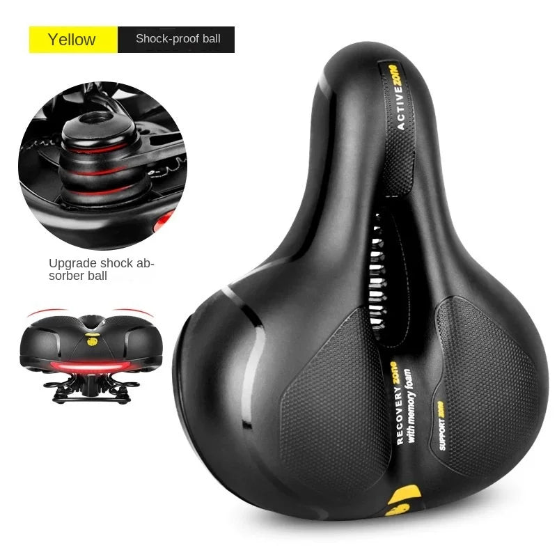 Selle de Vélo Confortable et Respirante - Amortissement Idéal pour Longues Distances