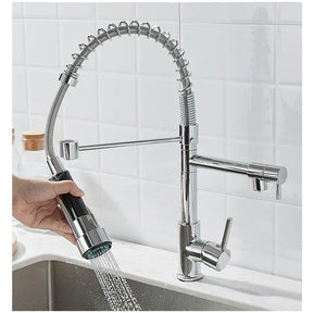 Robinet à Double Sortie pour Cuisine - Design Élégant et Installation Facile