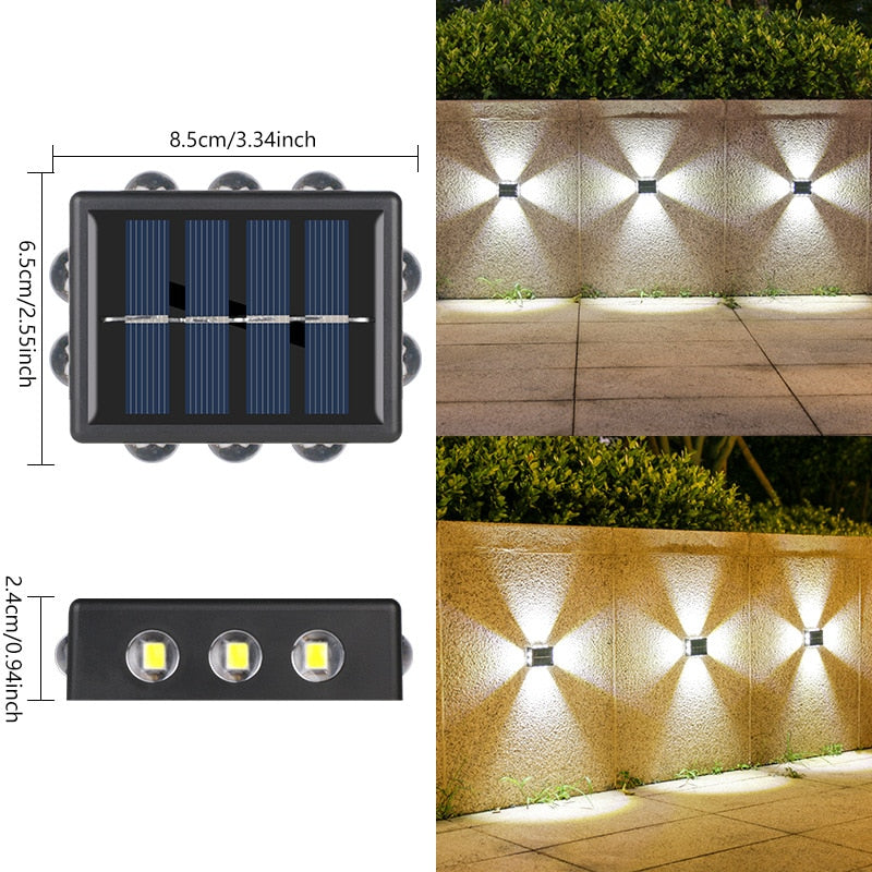 Lampe Murale Solaire Extérieure - Éclairage Durable et Écologique