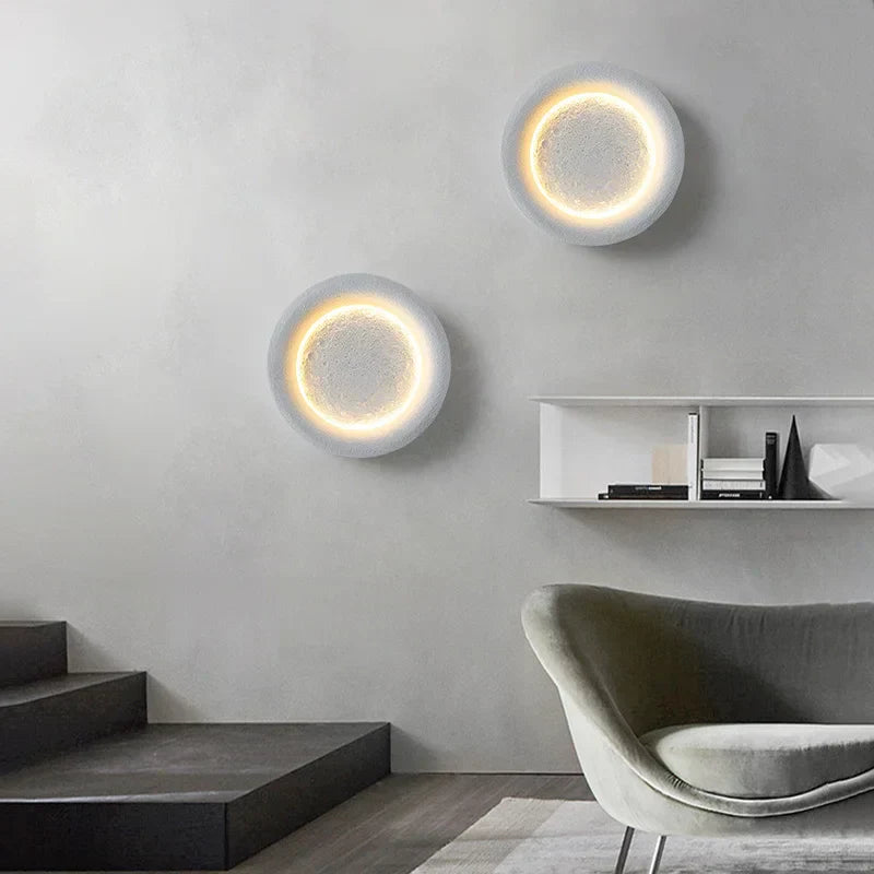 Applique Murale en Forme de Lune - Ambiance Sereine et Enchanteresse