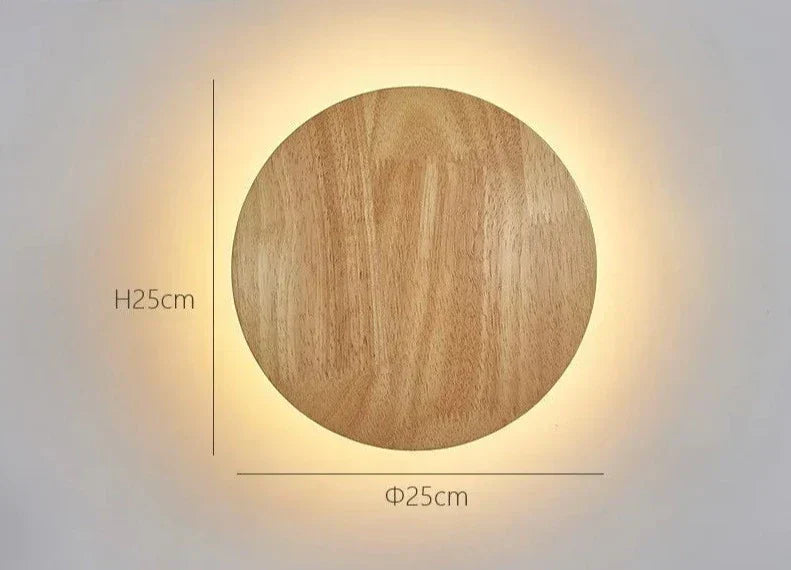 Applique Murale en Bois Moderne - Écologique et Durable pour Intérieur