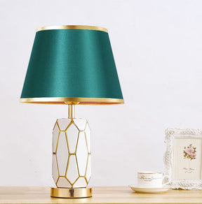 Lampe de Bureau en Céramique Rétro - Élégance et Ambiance Nostalgique