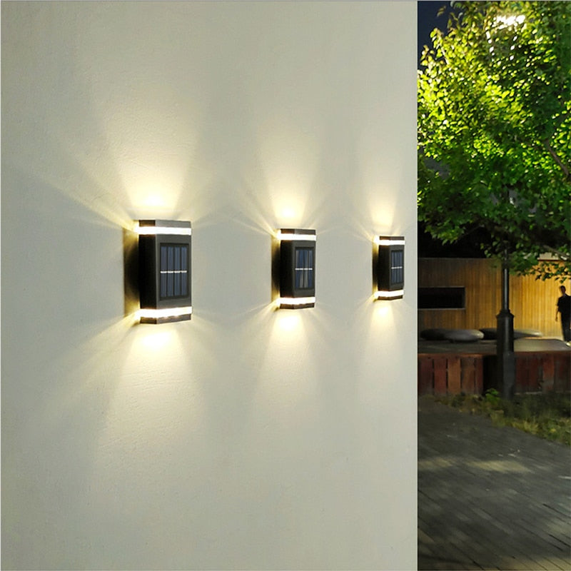 Lampe Murale Solaire pour Jardin - Éclairage Élégant et Écologique