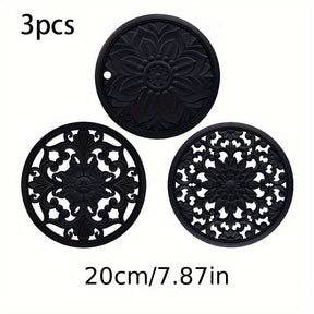 Tapis Résistant à la Chaleur en Silicone - Protection Élégante pour Surfaces Sensibles