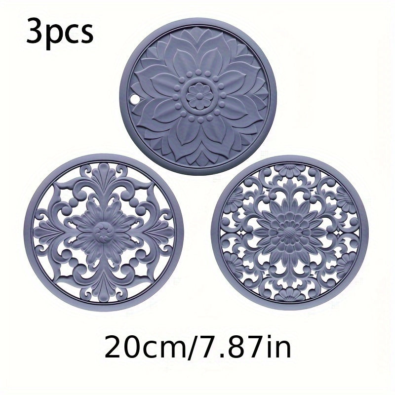Tapis Résistant à la Chaleur en Silicone - Protection Élégante pour Surfaces Sensibles