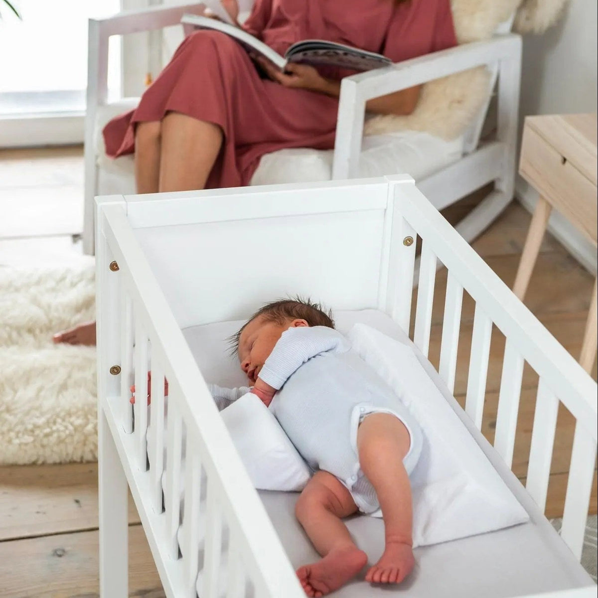 Oreiller Anti-Roulis pour Bébé - Ergonomique et Ajustable pour un Sommeil Sûr