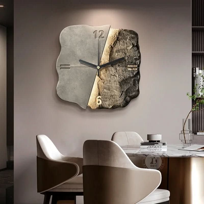 Horloge Murale Moderne Silencieuse | Design 3D Élégant de 20 Pouces